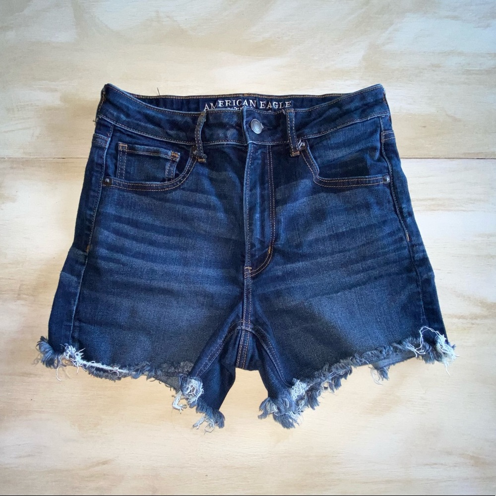 AMERICAN EAGLE High Rise Jean Shorts